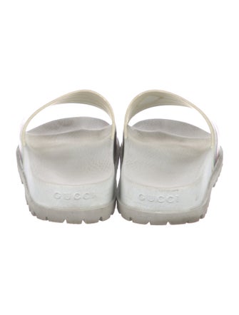 Gucci Web Accent Rubber Slides