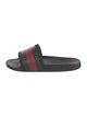 Gucci Web Accent Rubber Slides