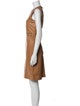 Gucci Leather Knee-Length Dress
