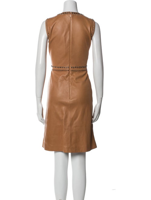 Gucci Leather Knee-Length Dress