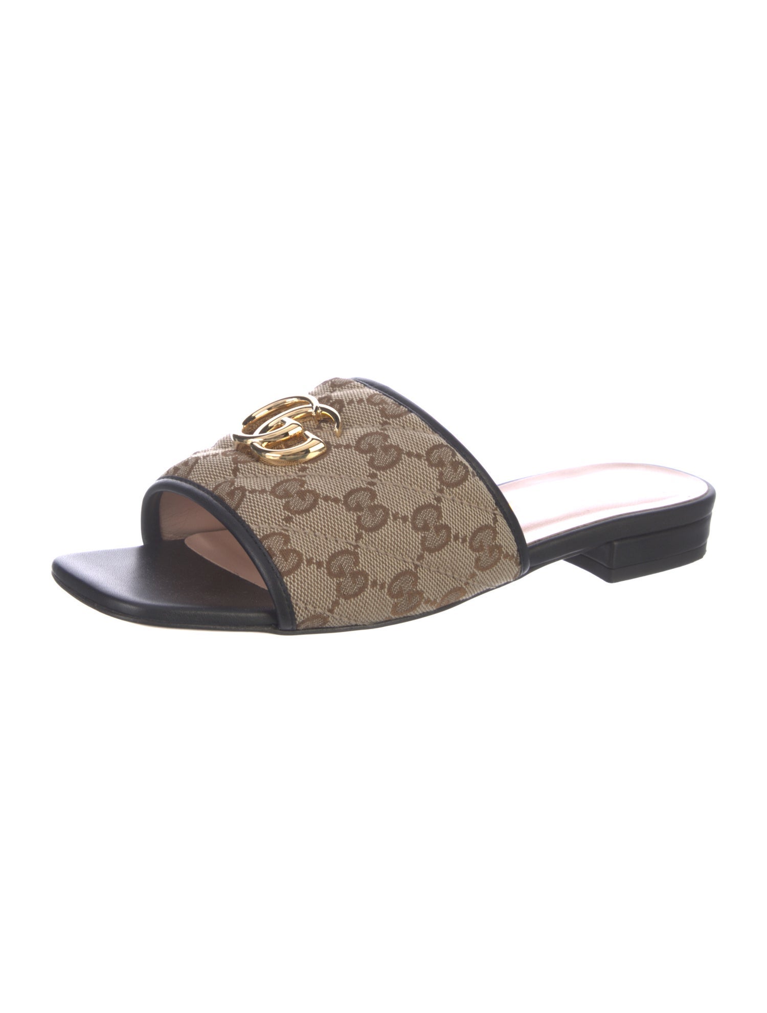 Gucci GG Canvas Canvas Slides