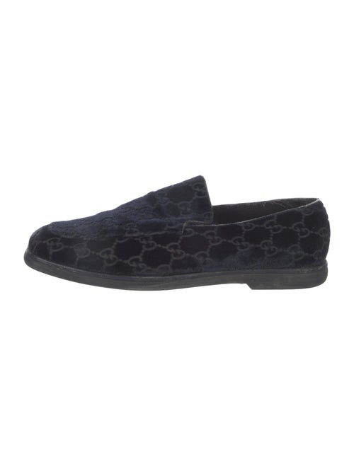 Gucci GG Supreme Velvet Loafers