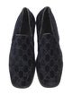Gucci GG Supreme Velvet Loafers
