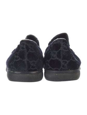 Gucci GG Supreme Velvet Loafers