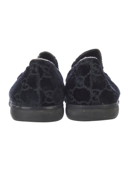 Gucci GG Supreme Velvet Loafers
