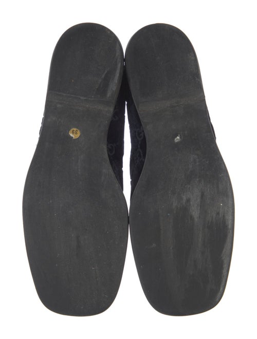 Gucci GG Supreme Velvet Loafers