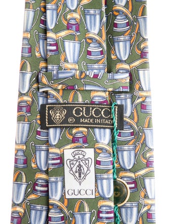 Gucci Pattern Print Tie