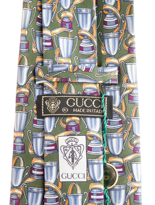 Gucci Pattern Print Tie