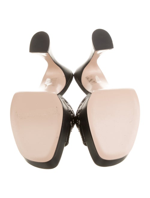 Gucci Leather Studded Accents Slides