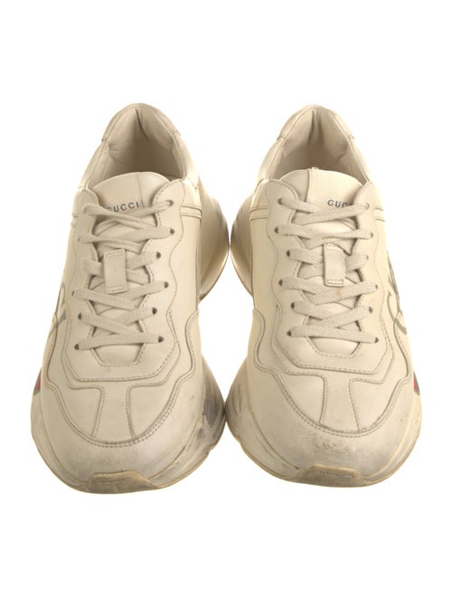 Gucci Double G Logo Leather Sneakers