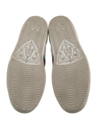 Gucci Leather Colorblock Pattern Sneakers