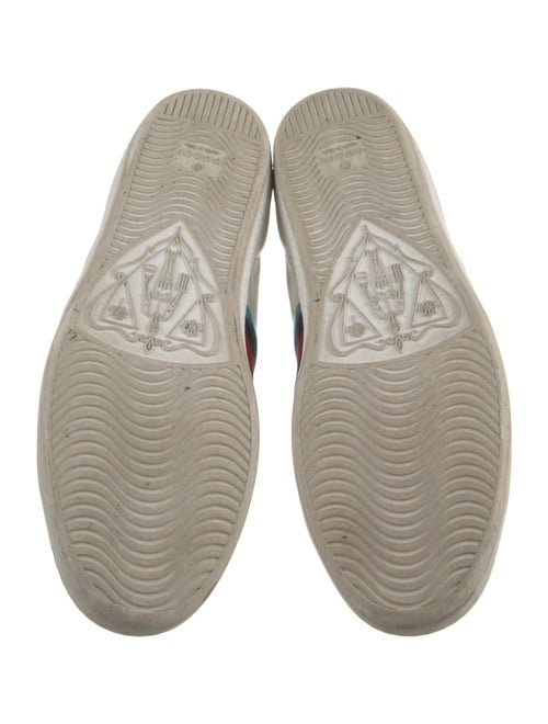 Gucci Leather Colorblock Pattern Sneakers