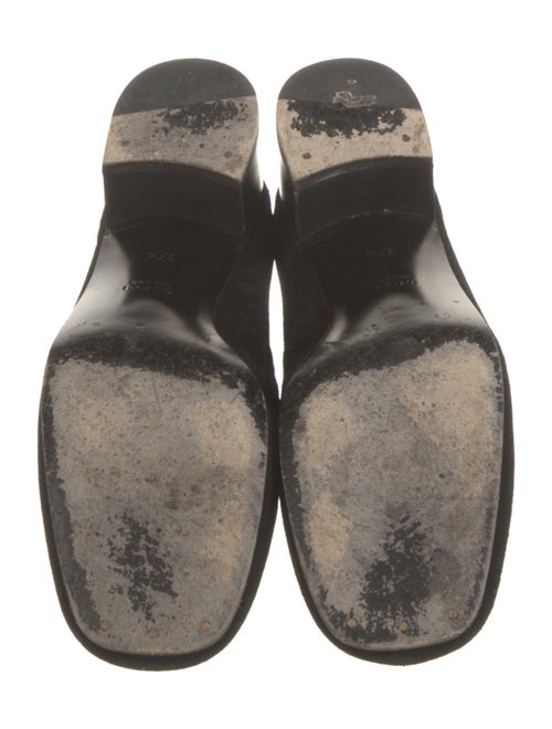 Gucci Web Accent Suede Pumps