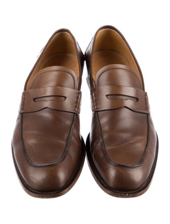 Gucci Horsebit Accent Leather Dress Loafers