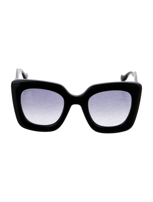 Gucci Interlocking G Logo Square Sunglasses