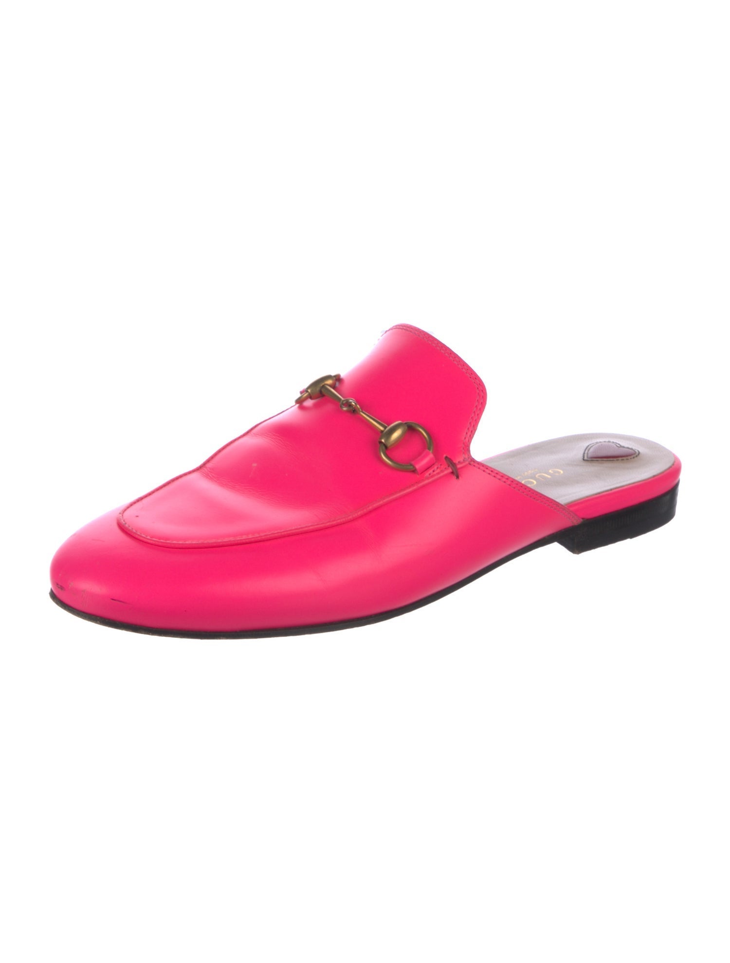 Gucci Horsebit Accent Leather Mules