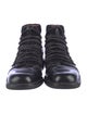Gucci Leather Embroidered Accent Combat Boots