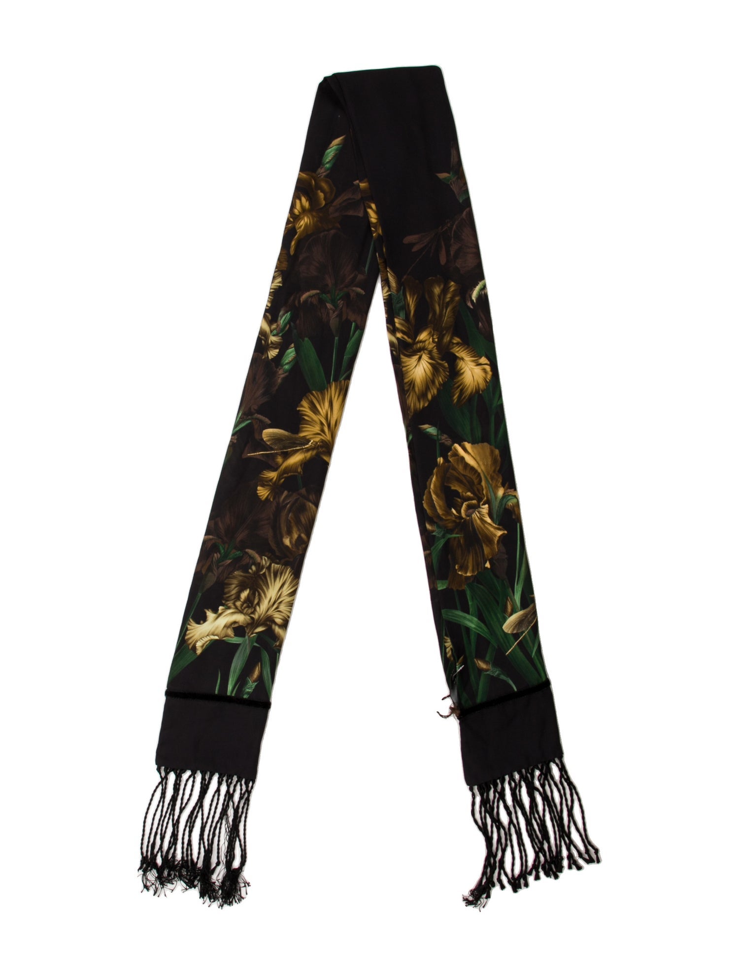 Gucci Silk Flora Print Scarf