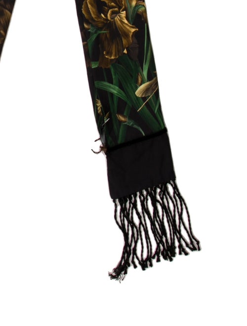 Gucci Silk Flora Print Scarf