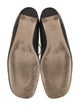 Gucci Faux Pearl Accents Leather Ballet Flats