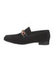 Gucci Web Accent Suede Dress Loafers