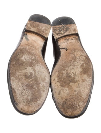 Gucci Horsebit Accent Leather Loafers
