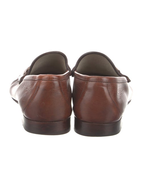 Gucci Horsebit Accent Leather Dress Loafers