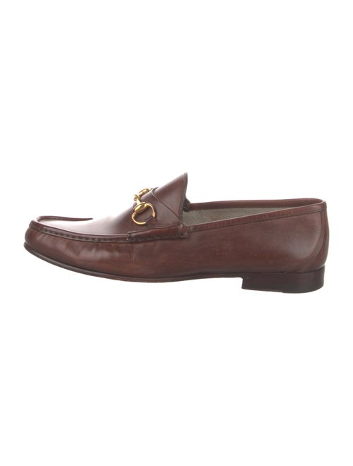 Gucci Horsebit Accent Leather Dress Loafers