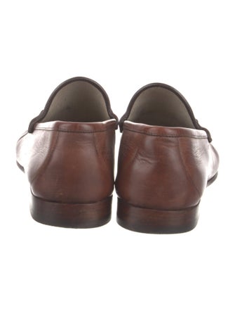 Gucci Horsebit Accent Leather Dress Loafers