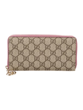 Gucci GG Supreme Continental Wallet GG Supreme Continental Wallet