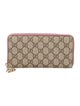 Gucci GG Supreme Continental Wallet GG Supreme Continental Wallet
