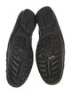Gucci Web Accent Leather Moccasins