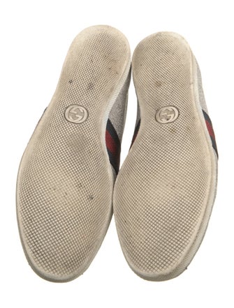 Gucci Sylvie Web Accent Glitter Sneakers
