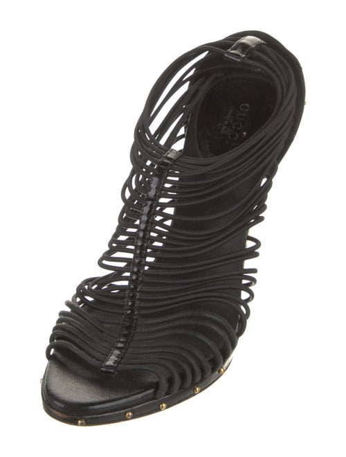 Gucci Leather Studded Accents Mules