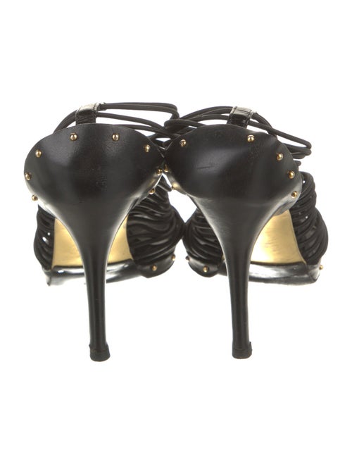 Gucci Leather Studded Accents Mules