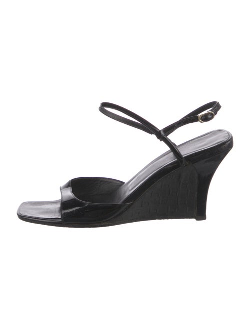 Gucci Patent Leather Slingback Sandals