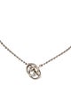 Gucci Interlocking G Logo Britt Toggle Necklace