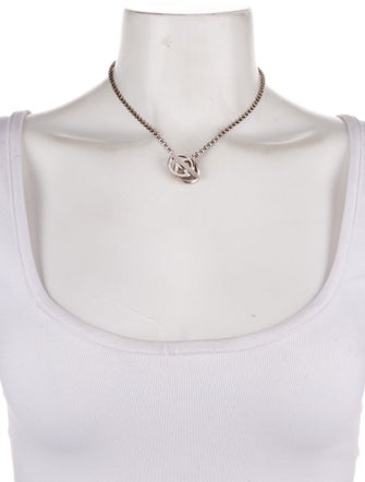 Gucci Interlocking G Logo Britt Toggle Necklace