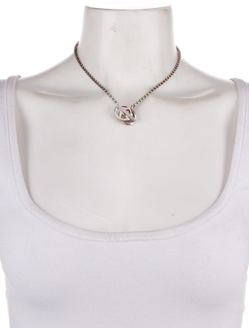 Gucci Interlocking G Logo Britt Toggle Necklace