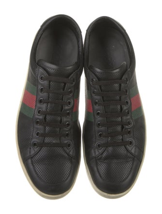 Gucci Microguccissima Pattern Leather Sneakers