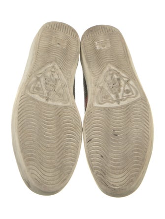 Gucci Microguccissima Pattern Leather Sneakers
