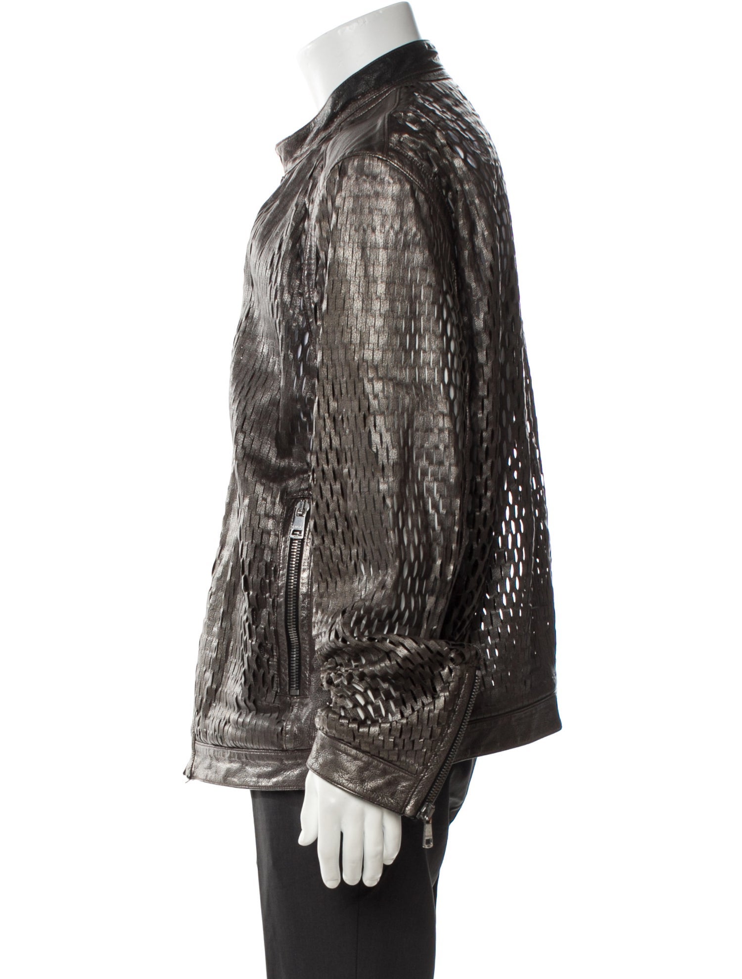 Gucci Late 2000's - Early 2010's Leather Moto Jacket