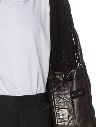 Gucci Late 2000's - Early 2010's Leather Moto Jacket