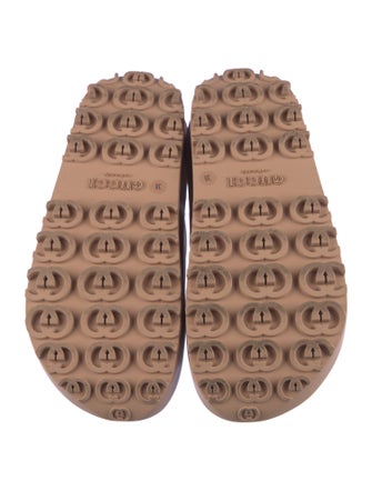 Gucci Interlocking G Logo Rubber Slides