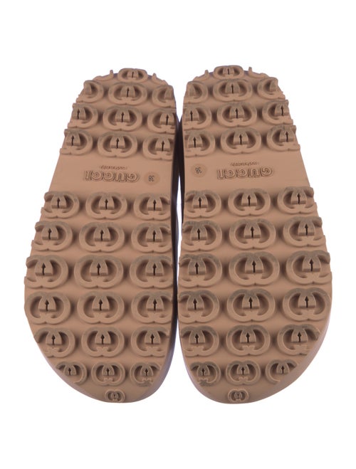 Gucci Interlocking G Logo Rubber Slides