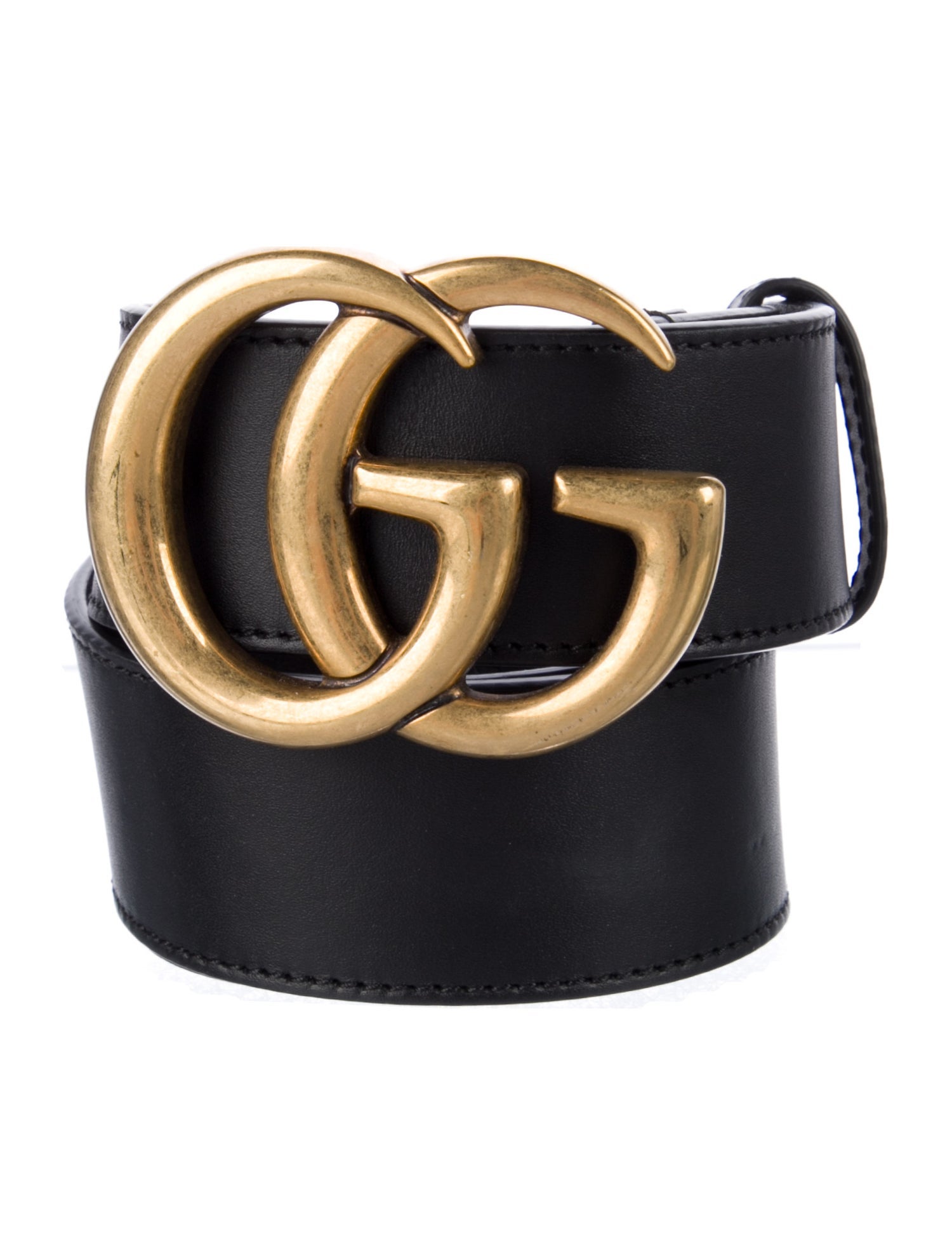 Gucci Double G Logo Calfskin Belt