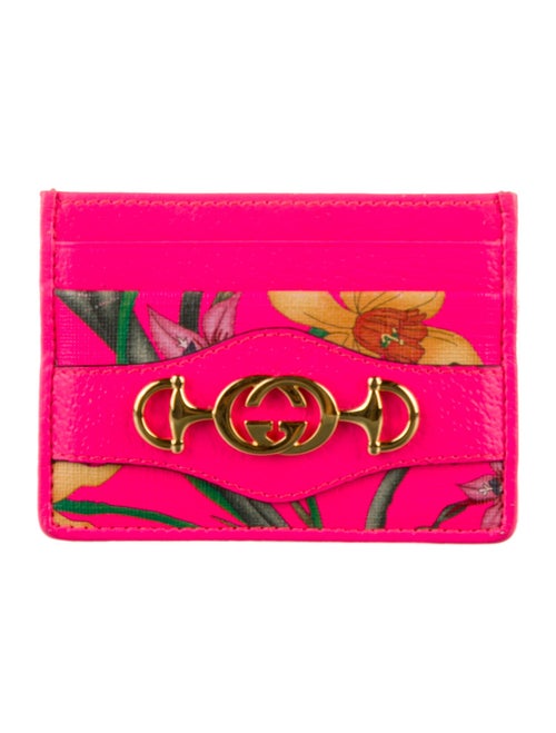 Gucci Flora Print Card Holder