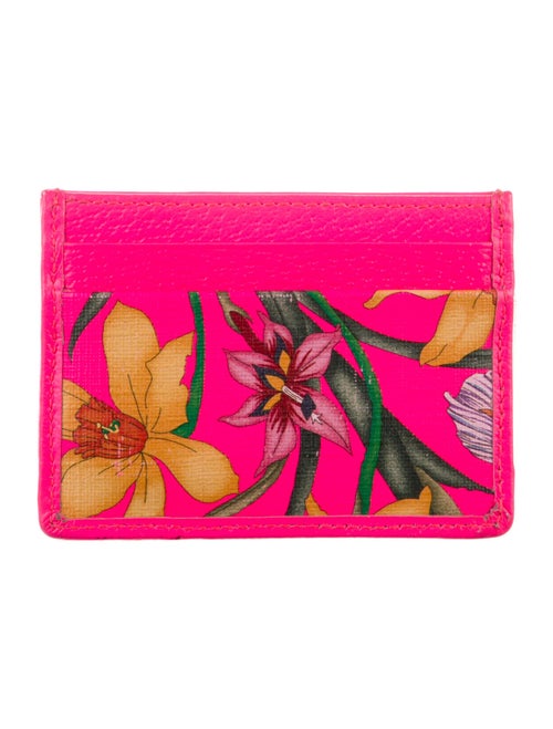 Gucci Flora Print Card Holder