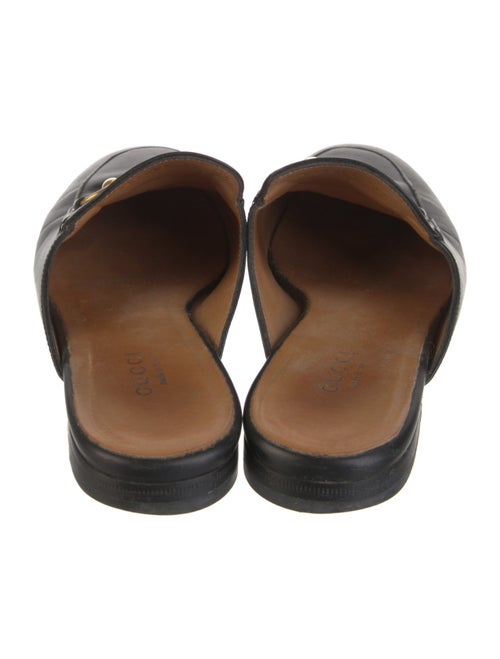 Gucci Horsebit Accent Leather Mules