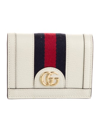 Gucci Ophidia Double G Logo Compact Wallet